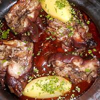 recette Daube de pied de porc