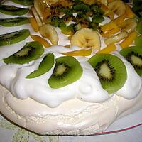 recette Ma première Pavlova...aux fruits exotiques