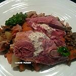 recette Jambonneau aux lentilles, carotte et navet