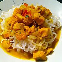 recette Curry de colin au lait de coco