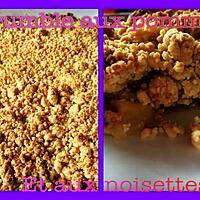 recette Crumble aux pommes et noisettes