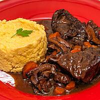 recette Joue de boeuf et polenta au café