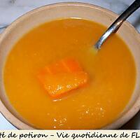 recette Velouté de potiron