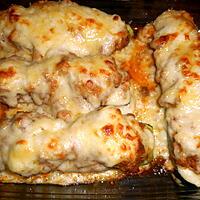 recette Courgette farcie sauce mornay