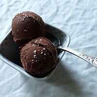 recette Sorbet chocolat noir à la fleur de sel par Pierre Hermé