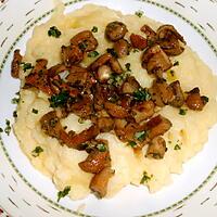 recette PUREE AUX CEPES