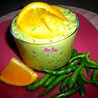 recette SATINI D'ORANGE, PETITS PIMENTS VERTS & GINGEMBRE