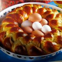 recette Brioche de Pâques tressée ( Très bien aussi pour le repas de comunion )