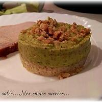 recette PUREE DE BROCOLIS SUR LIT DE BOULGOUR