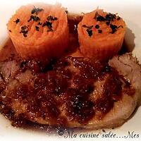 recette RÔTI DE PORC A LA BIÈRE & PURÉE DE CAROTTES