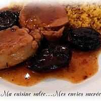 recette FILET MIGNON AUX PRUNEAUX & VIN BLANC