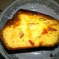 recette CAKE CHORIZO - OIGNONS - POIVRON - ST AGUR