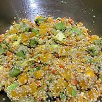 recette salade rapide  de quico à l' avocat et agrumes