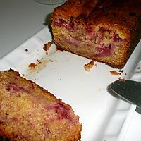 recette Cake aux framboises et chocolat blanc