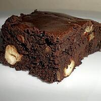 recette Brownies Très Chocolatés aux fruits secs