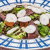 recette Salade de lentilles au magret fumé et au radis noir