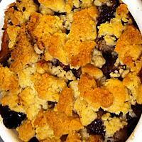 recette Crumble poire chocolat