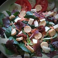 recette Salade composée au boeuf séché