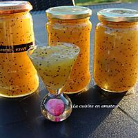 recette Confiture kiwis et pommes