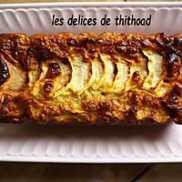 recette cake aux pommes et flocons d'avoine