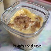 recette crème dessert vanille et banane (multidélices)
