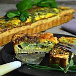 recette Tarte de printemps aux asperges vertes, oseille et menthe du jardin