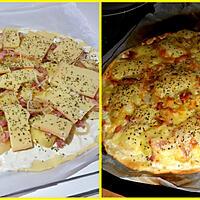 recette Pizza façon tartiflette