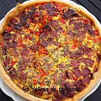 recette tarte aux saveurs Espagnoles