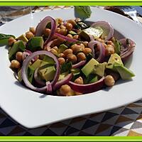 recette Salade de pois chiches et avocats