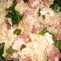 recette Risotto aux saucisses