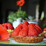 recette Tartelettes aux fraises et au sirop de coquelicot maison