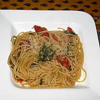 recette Fettuccine aux tomates cerises