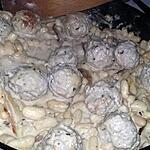 recette Haricots au boulettes et a la crème