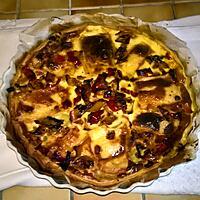 recette Tarte de Fromage  Raclette - Bacon - Poivrons - Oignons