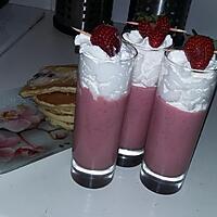 recette Smoothie fraise au lait de coco