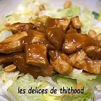 recette salade de poulet aux cacahuètes