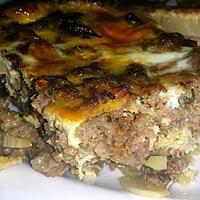 recette Gratin de viande sucré -salé -  Bobotie