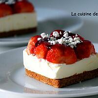 recette Un carré de fraises sans cuisson