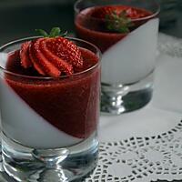 recette Pannacotta coco fraise verveine citronnelle