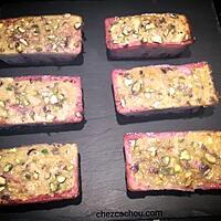 recette Financiers finition pistache