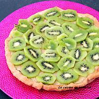 recette Tarte aux kiwis et crème d'amandes