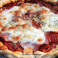 recette Tarte aux tomates  et bacon