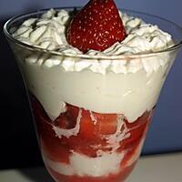 recette coupe fraise à la chantilly