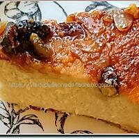 recette Gâteau de semoule avec un nappage caramel goût beurre salé