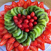 recette TARTE GENOISE AUX FRUITS