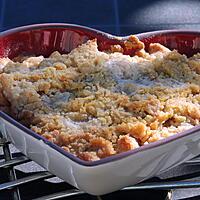 recette Crumble aux pommes cannelle