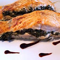 recette Pavés de saumon farcis à l'oseille