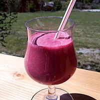 recette smoothie betterave framboises
