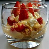 recette Trifles sablés aux fraises