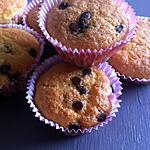 recette Muffins au soja et pépites de chocolat (sans lactose)